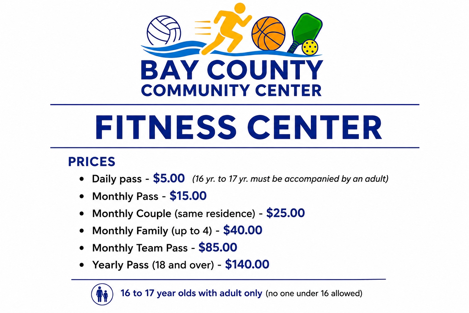Fitness Center Pricing